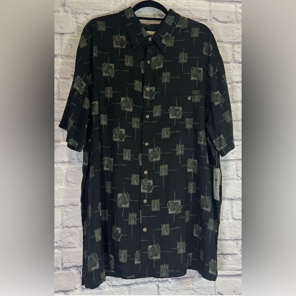 Batik Bay Button Up Shirt Men’s 3XB Big Hawaiian Camp Short Sleeves